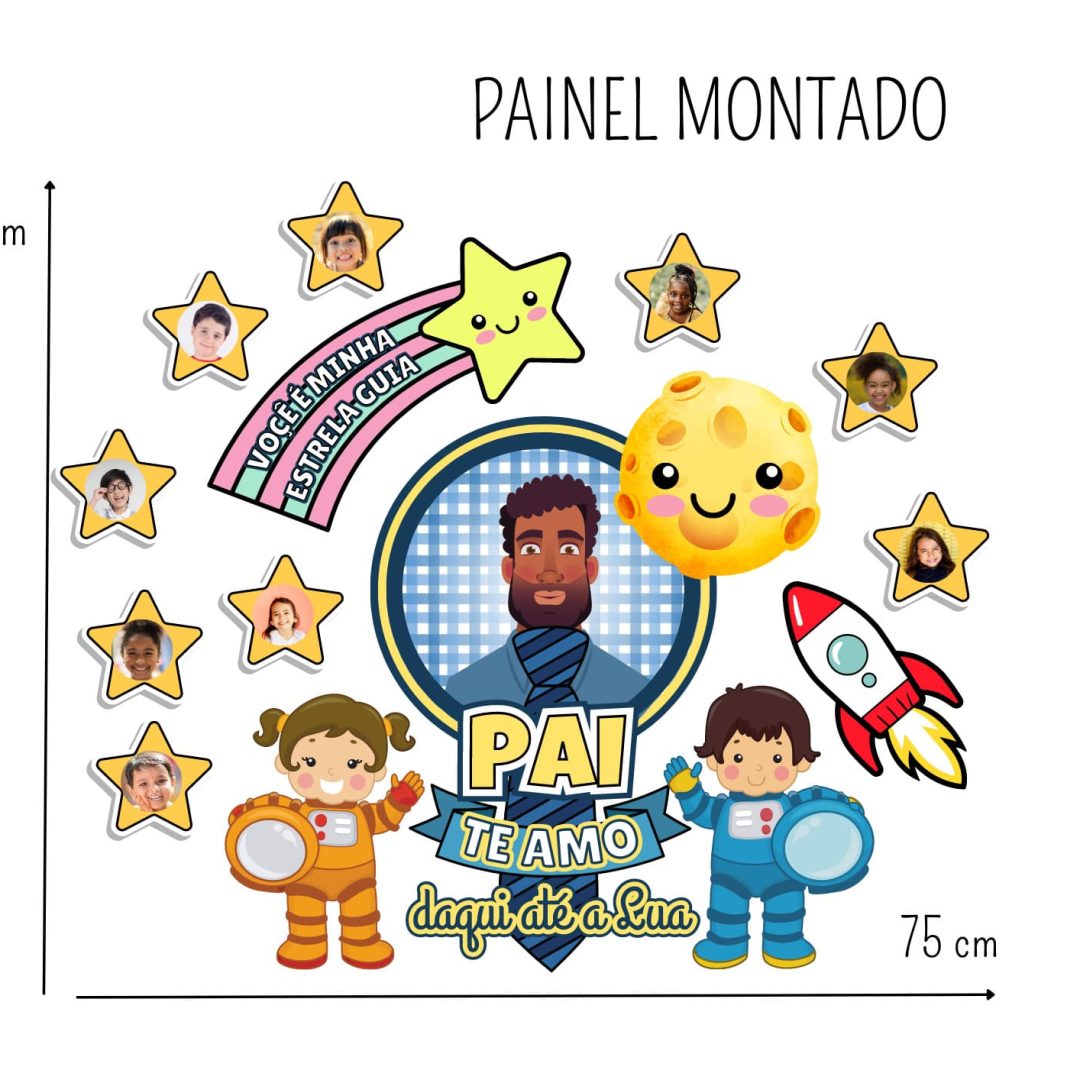 Painel dia dos Pais Estrelas